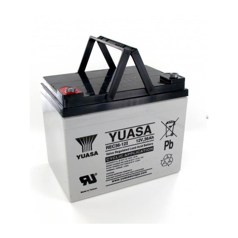 Batterie plomb YUASA 12V 36Ah REC36-12I - Origine