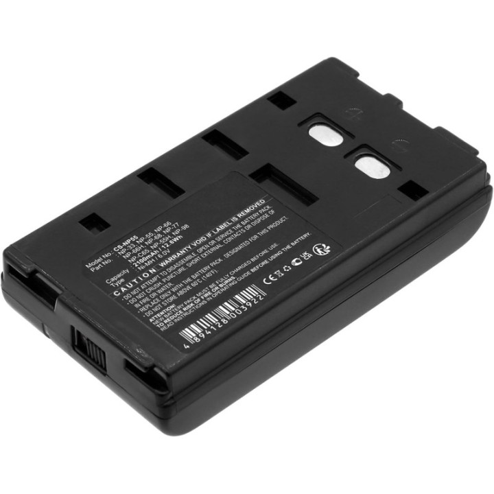Batterie 6V compatible avec appareil vidéo / caméscope Sony NP55 / 66