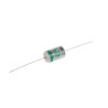3,6 V Saft lithium battery LS14250CNA 1/2AA with axial solder wires