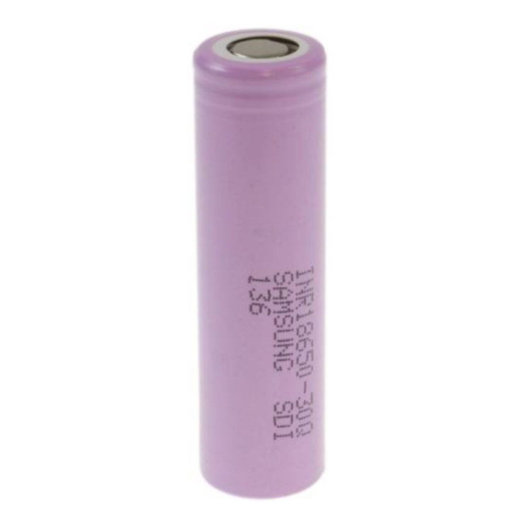Pile 3.6 V rechargeable 18650 Samsung