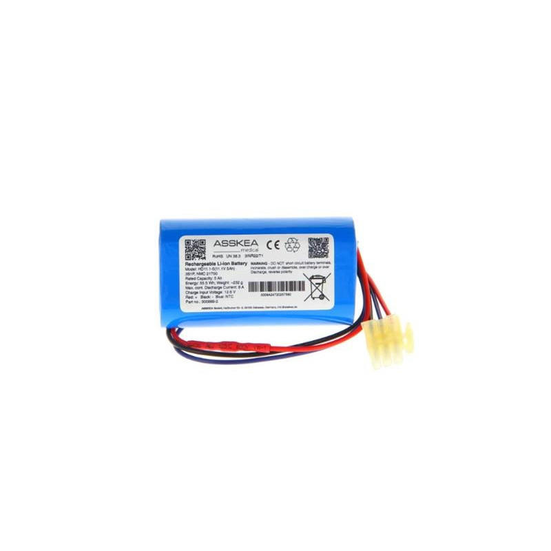 11,1V Original Li Ion battery suitable for Asskea secretion suction apparatus M- and MPlus